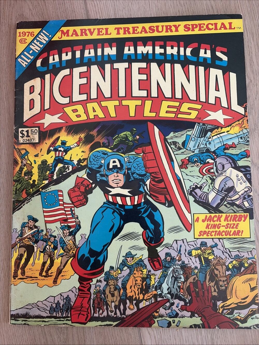1976 Marvel Treasury Special Captain America's Bicentennial Battles Vol 1